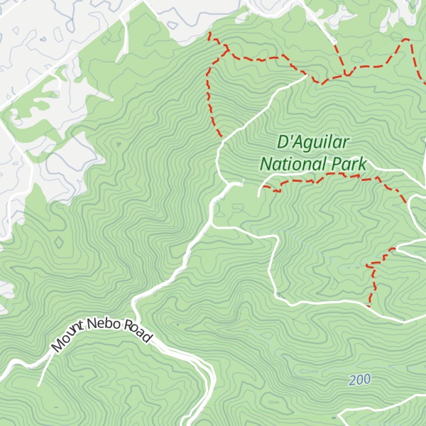 Map of Camp Mountain