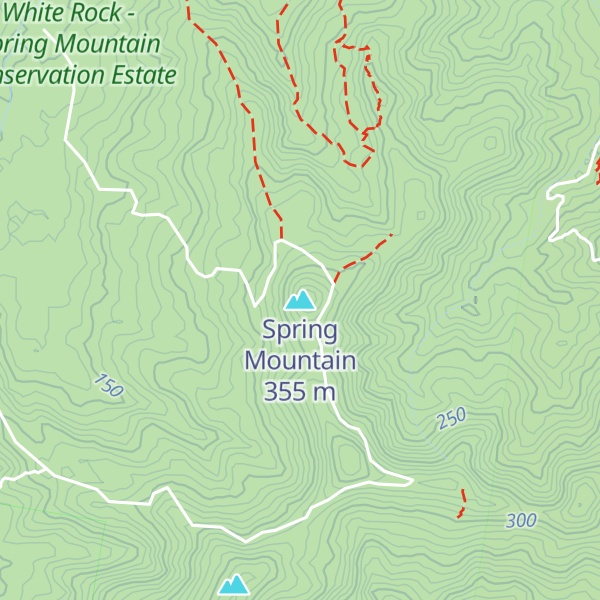 Map of Spring Mountain