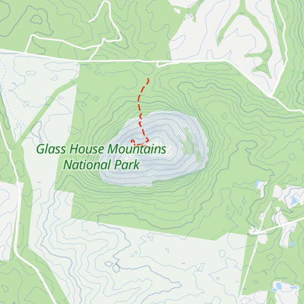 Map of Mount Beerwah