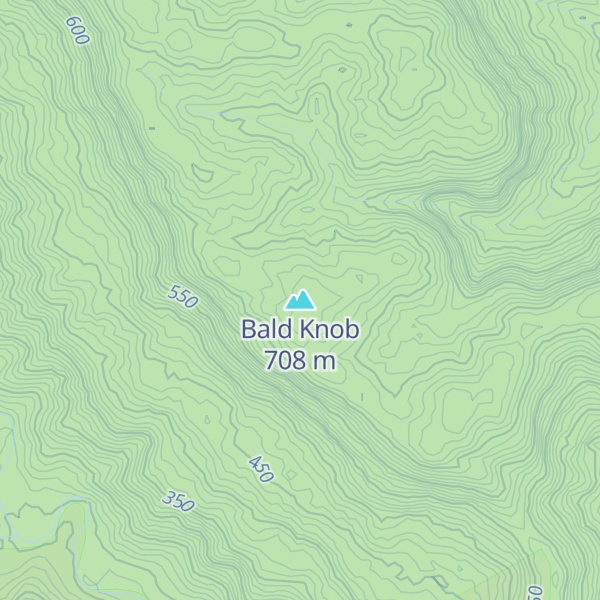 Map of Bald Knob