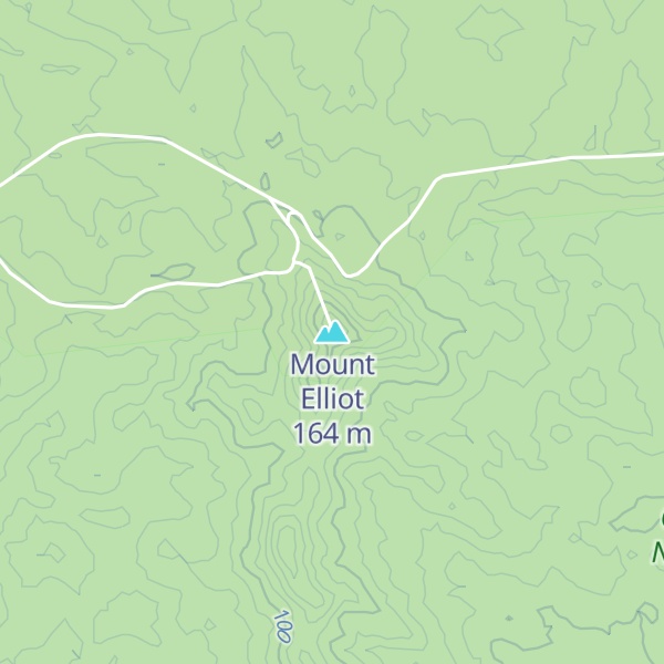 Map of Mount Elliot