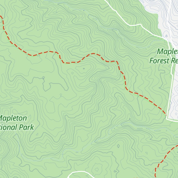 Map of Swain Peak