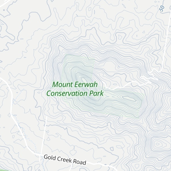 Map of Mount Eerwah
