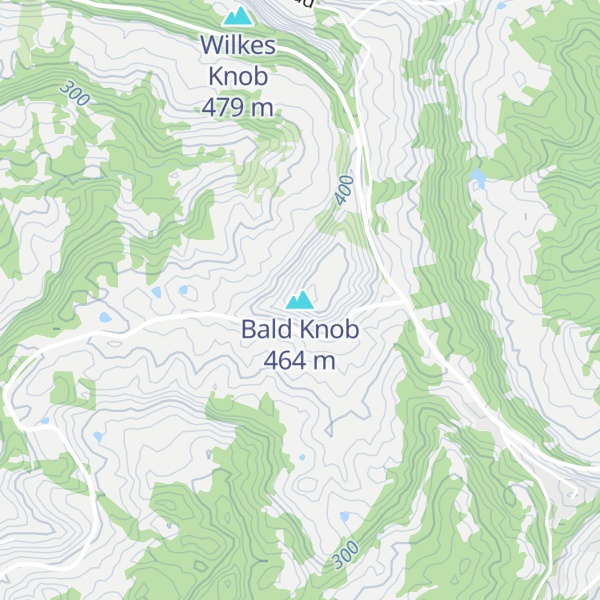 Map of Bald Knob