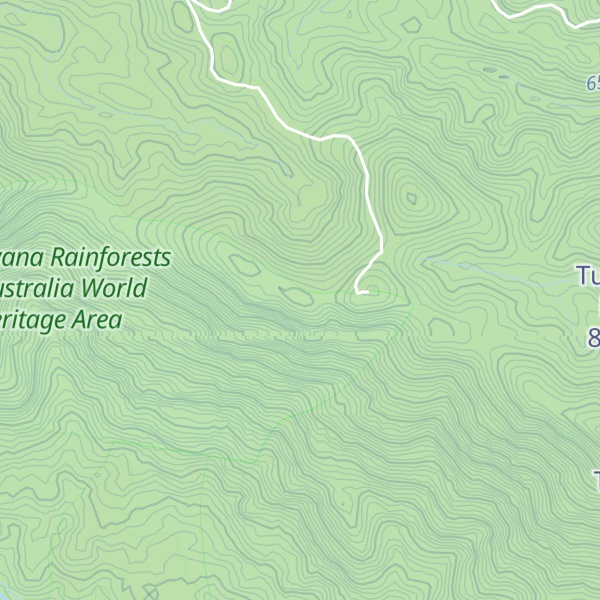 Map of Mount Wondurrigah