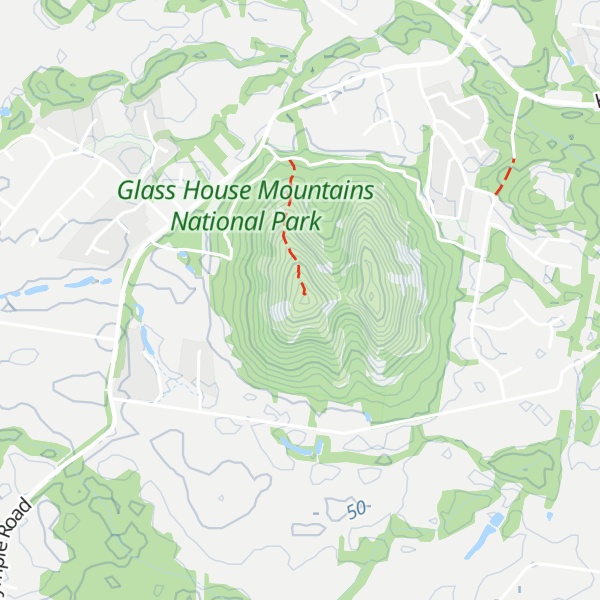 Map of Mt Coochin(West)
