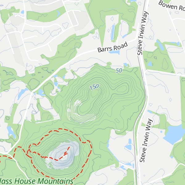 Map of Mount Cooee