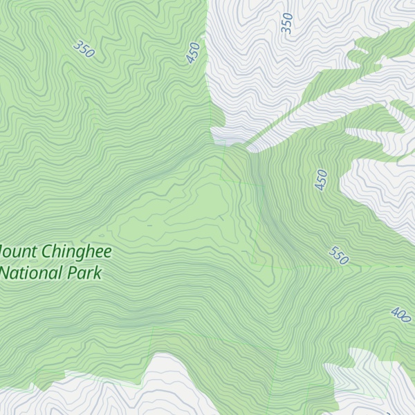 Map of Mount Chinghee