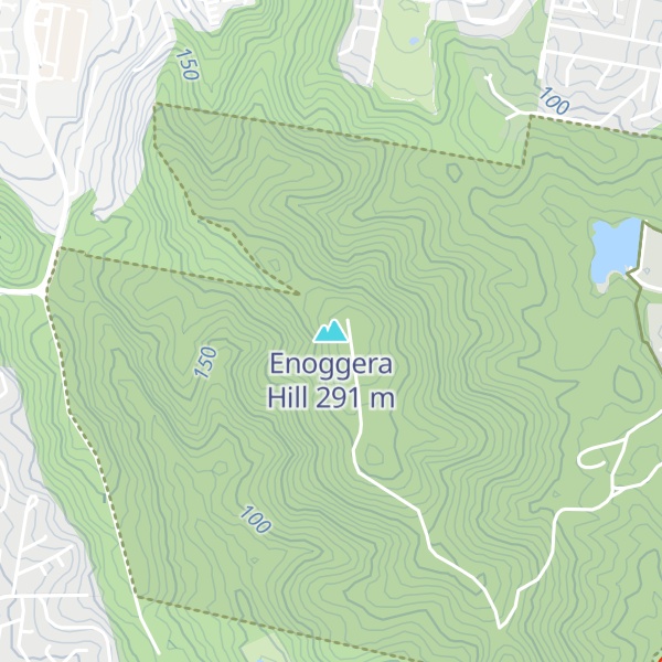 Map of Enoggera Hill