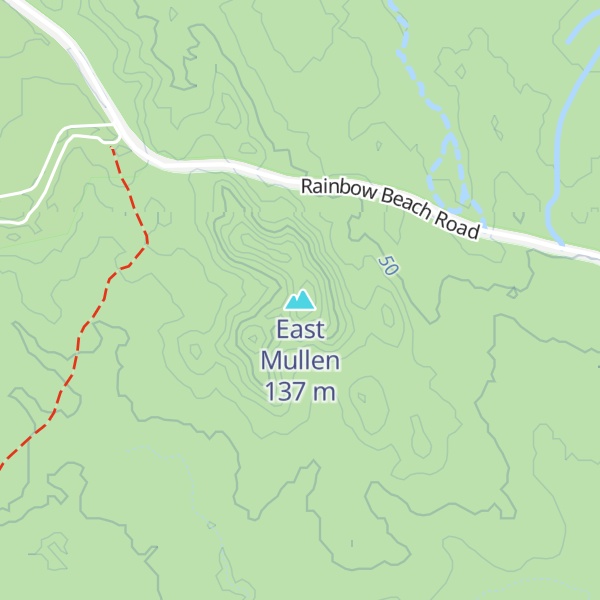 Map of East Mullen