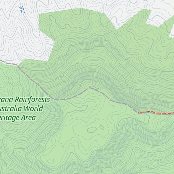 Map of Mount Gipps