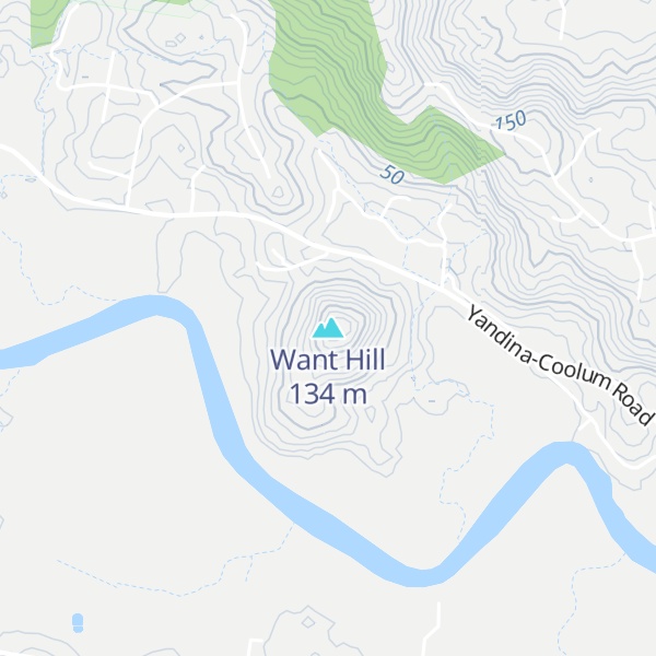 Map of Want Hill