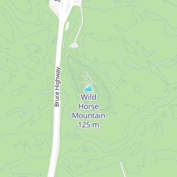 Map of Wild Horse Mountain