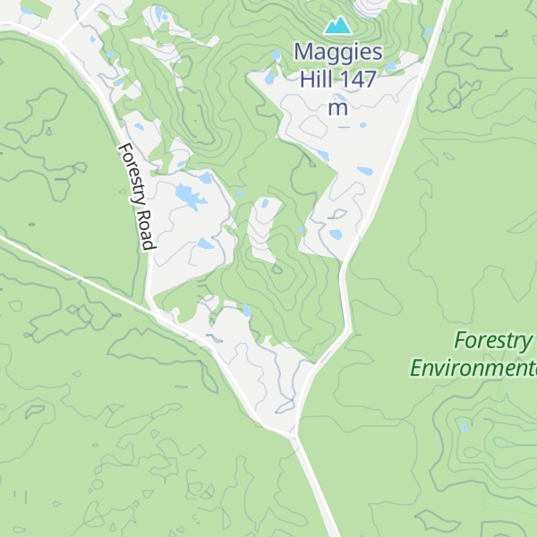 Map of Deans Hill