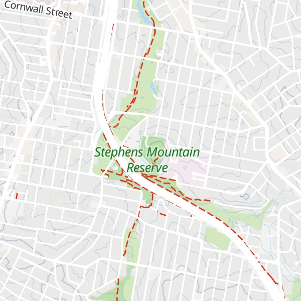 Map of Stephens Mountain