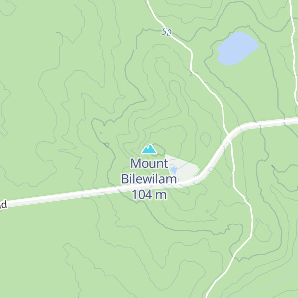 Map of Mount Bilewilam