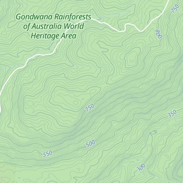 Map of MacKenzie Ridge
