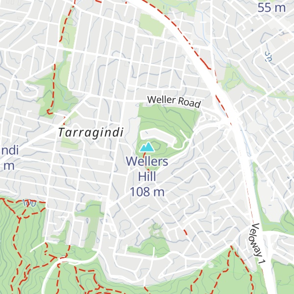 Map of Wellers Hill