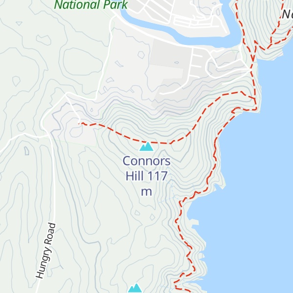 Map of Connors Hill