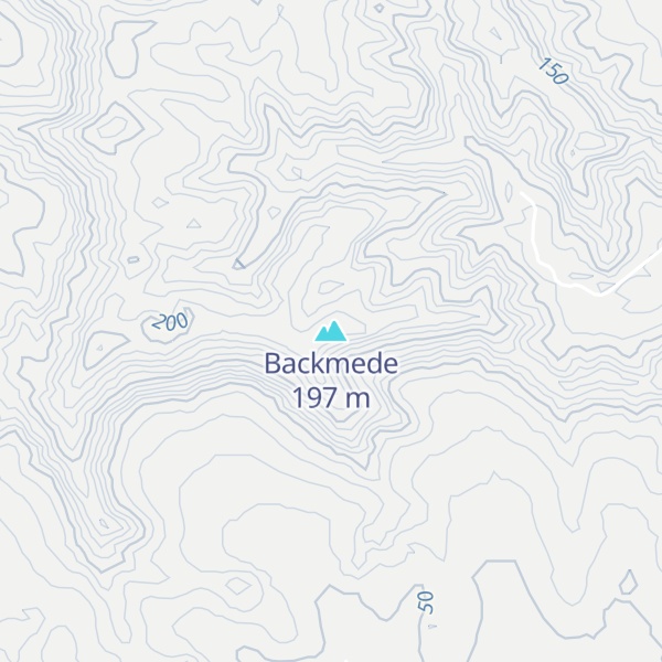 Map of Backmede