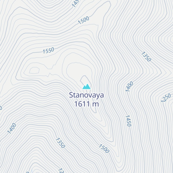 Map of Stanovaya