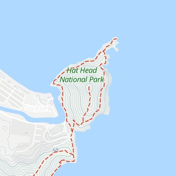 Map of Hat Hill