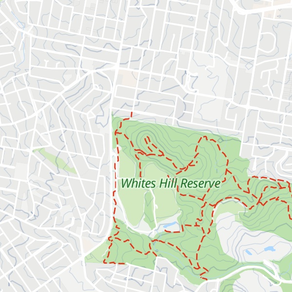 Map of Whites Hill