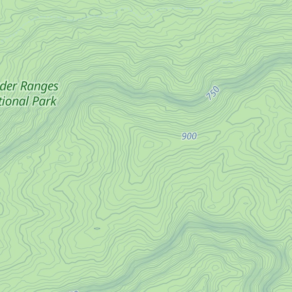 Map of Paddys Mountain