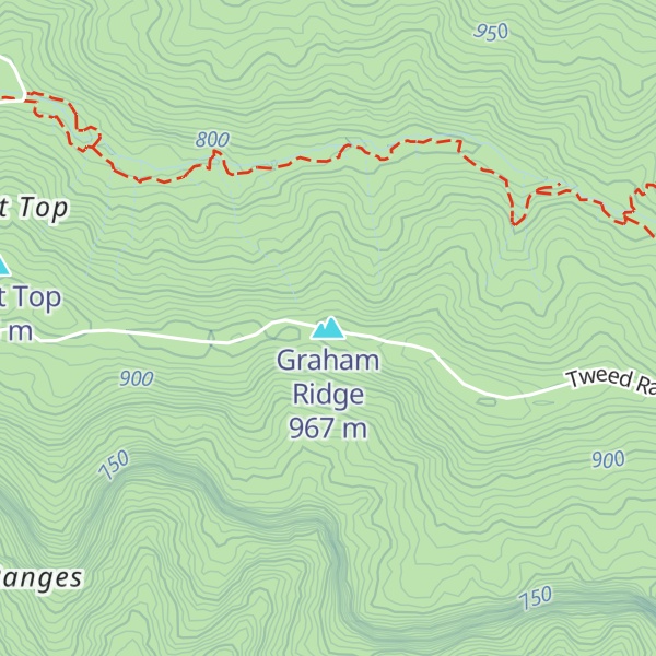 Map of Graham Ridge