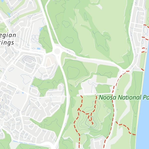 Map of Mount Peregian