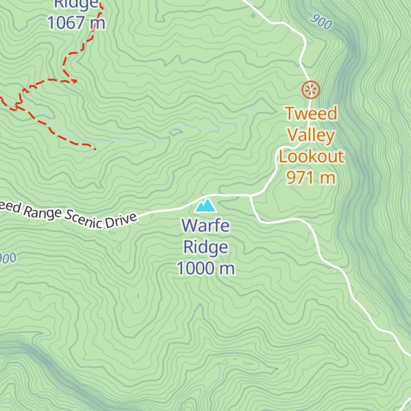 Map of Warfe Ridge