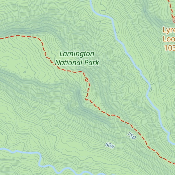 Map of Mount Razorback