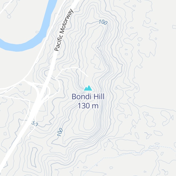 Map of Bondi Hill