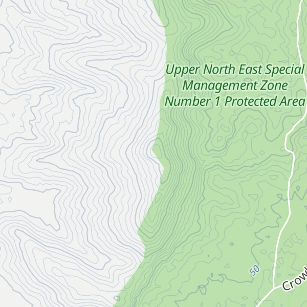 Map of McCraes Knob