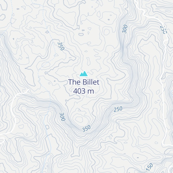 Map of Mount Billen
