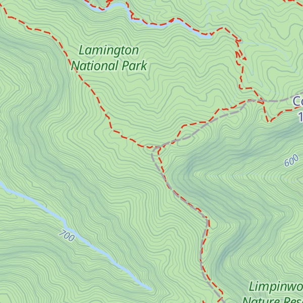 Map of Mount Worendo