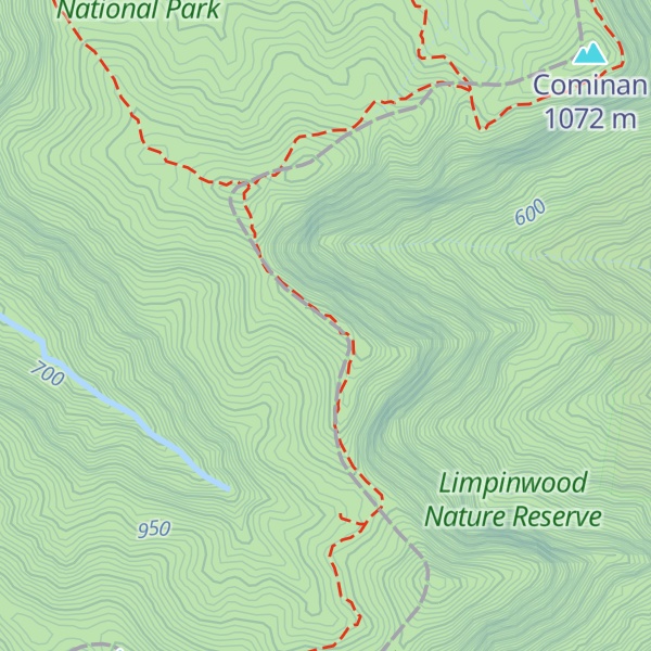 Map of Mount Wupawn