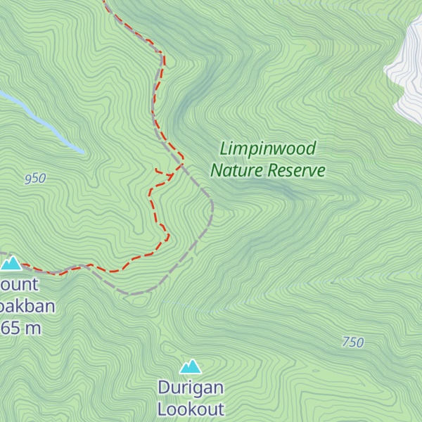 Map of Mount Durigan