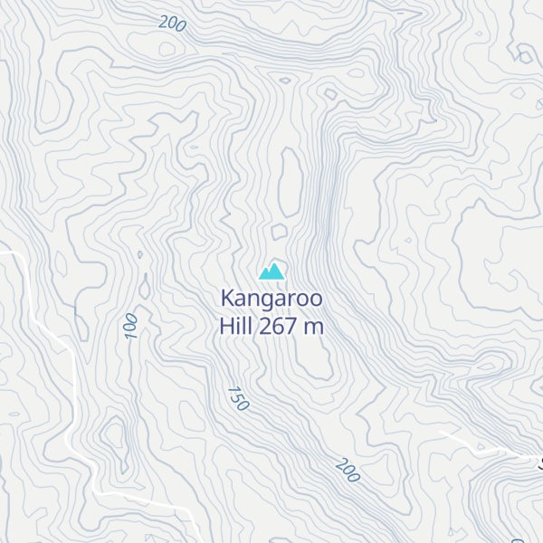 Map of Kangaroo Hill