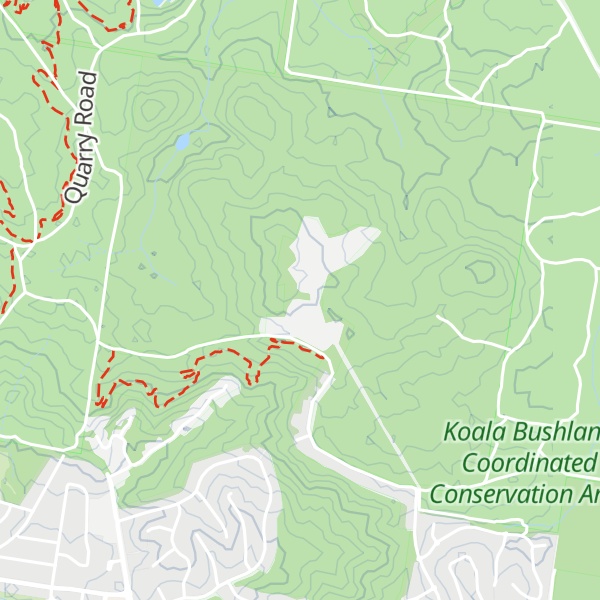 Map of Oakey Hill