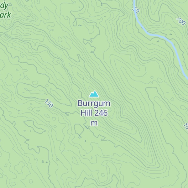 Map of Burrgum Hill