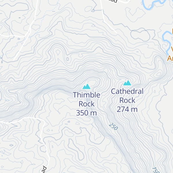 Map of Thimble Rock