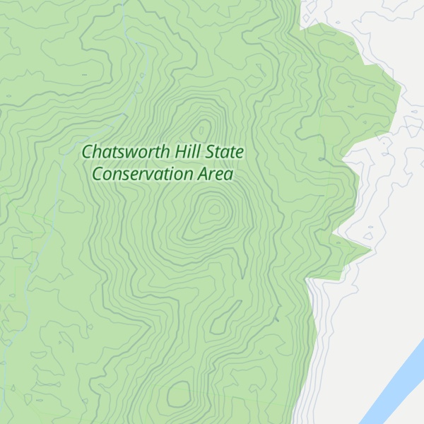 Map of Chatsworth Hill