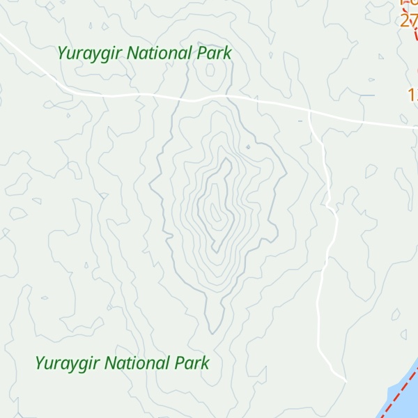 Map of Woody Hill