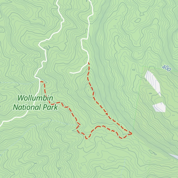 Map of Brummies Lookout