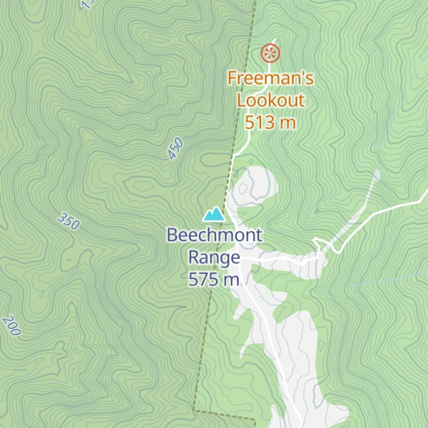 Map of Beechmont Range
