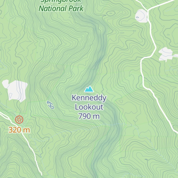 Map of Kenneddy Lookout