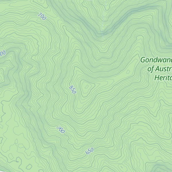 Map of Mount Neville