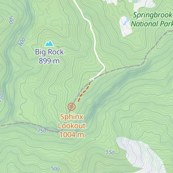 Map of Mount Mumdjin