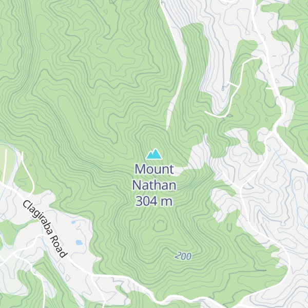 Map of Mount Nathan
